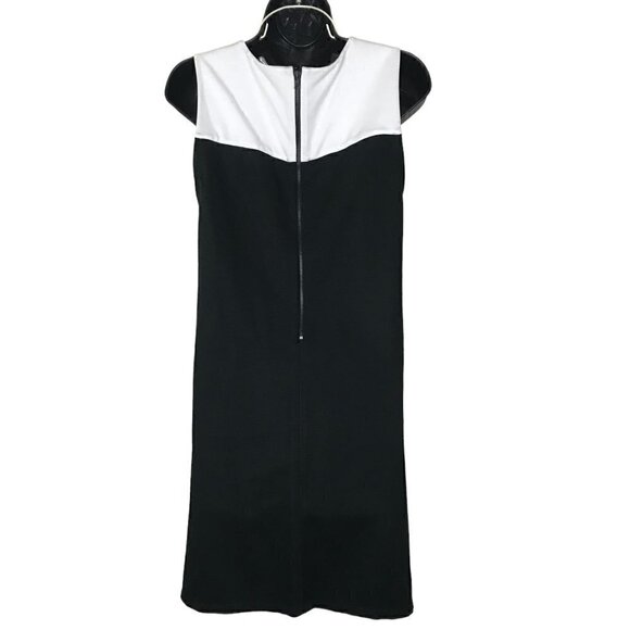alice + olivia Two Tone Beautiful Black And White Dress Size S - Picture 5 of 7